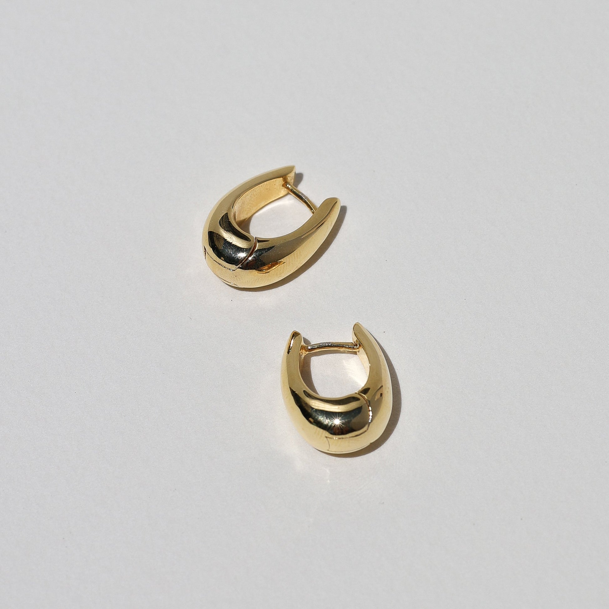 Timeless Gold Huggie Earrings 3
