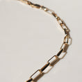 Load image into Gallery viewer, Elegant Gold Paper Link Chain Bracelet
