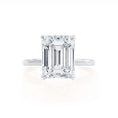 Load image into Gallery viewer, 1.20 CT Emerald Cut Lab Grown Diamond Hidden Halo Engagement Ring
