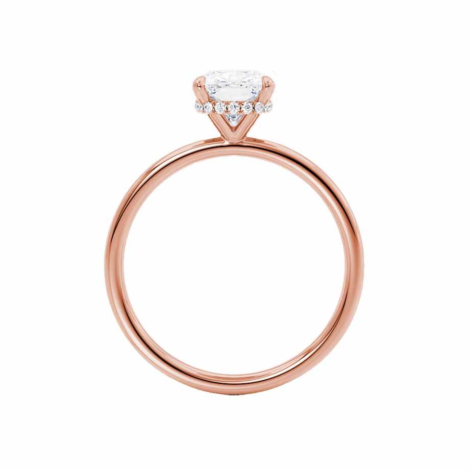 1.20 CT Oval Lab-Grown Diamond Hidden Halo Engagement Ring 4
