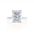 Load image into Gallery viewer, 2.0 CT Radiant-Cut Lab-Grown Diamond Hidden Halo Engagement Ring
