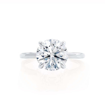 1.50 CT Round Lab-Grown Diamond Hidden Halo Engagement Ring – Timeless Elegance. 3