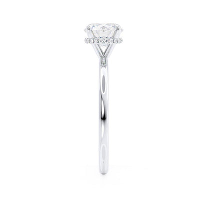 1.50 CT Round Lab-Grown Diamond Hidden Halo Engagement Ring – Timeless Elegance. 4