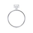 Load image into Gallery viewer, 1.0 CT Round Lab Grown Diamond Hidden Halo Engagement Ring 4
