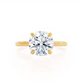 Load image into Gallery viewer, 1.20 CT Round Lab-Grown Diamond Hidden Halo Engagement Ring
