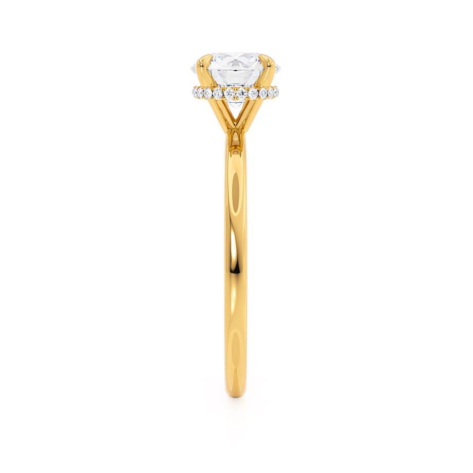 1.20 CT Round Lab-Grown Diamond Hidden Halo Engagement Ring 4