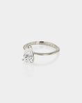 Load image into Gallery viewer, Radiant 0.50 CT Pear Lab-Grown Diamond Solitaire Engagement Ring
