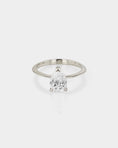 Load image into Gallery viewer, Radiant 0.50 CT Pear Lab-Grown Diamond Solitaire Engagement Ring
