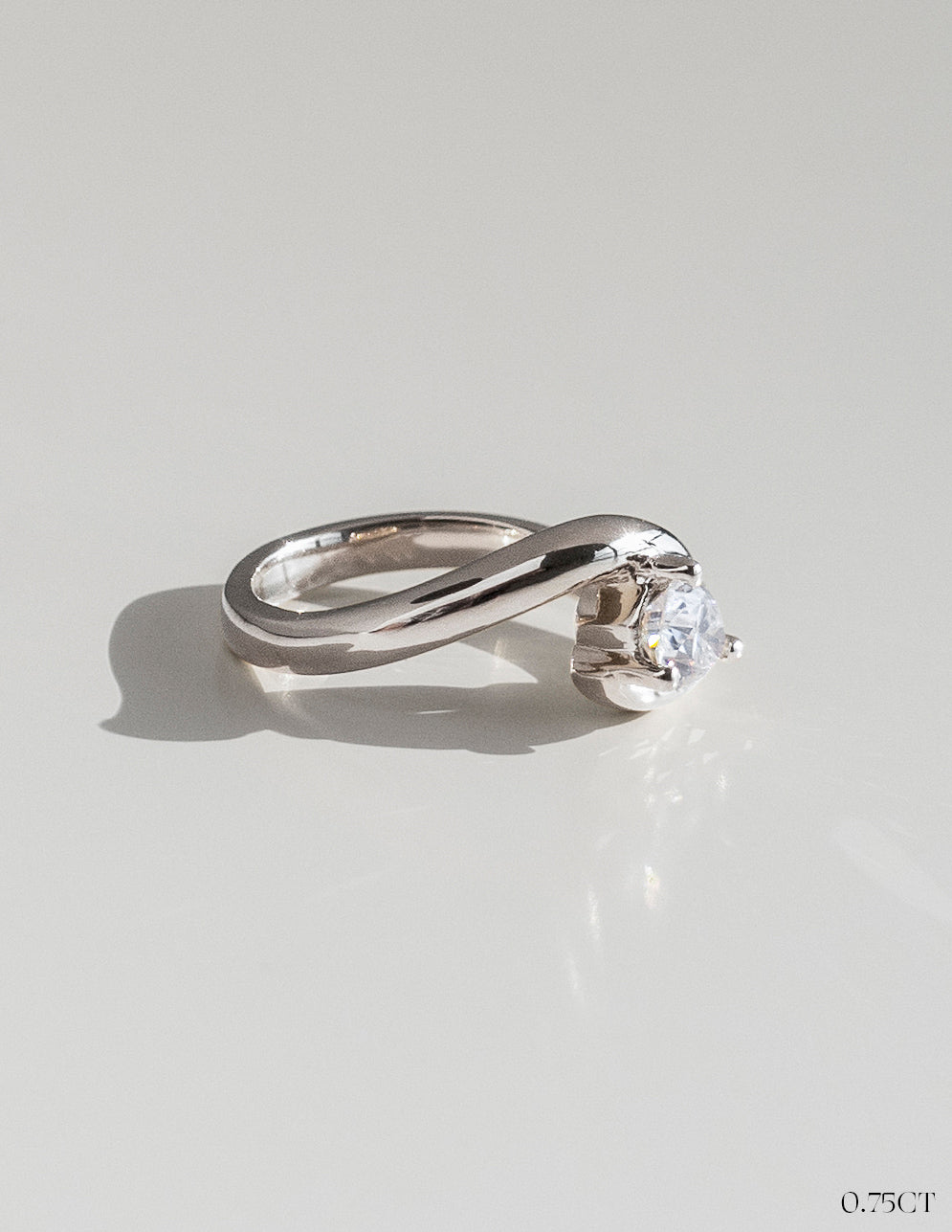Solitaire-Oval Lab Grown Diamond Engagement Ring