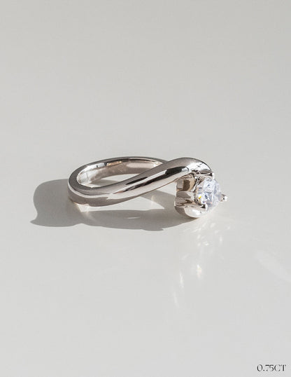 Solitaire-Oval Lab Grown Diamond Engagement Ring