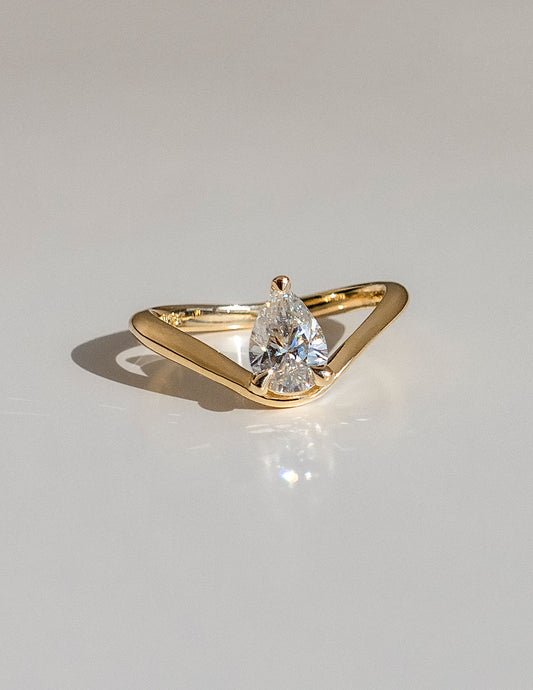 Solitaire-Oval Lab Grown Diamond Engagement Ring