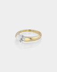 Load image into Gallery viewer, 1.01 CT Pear Lab Grown Diamond Solitaire Ring in Gold
