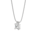 Load image into Gallery viewer, Radiant 1.0 CT Princess Cut Lab-Grown Diamond Solitaire Necklace
