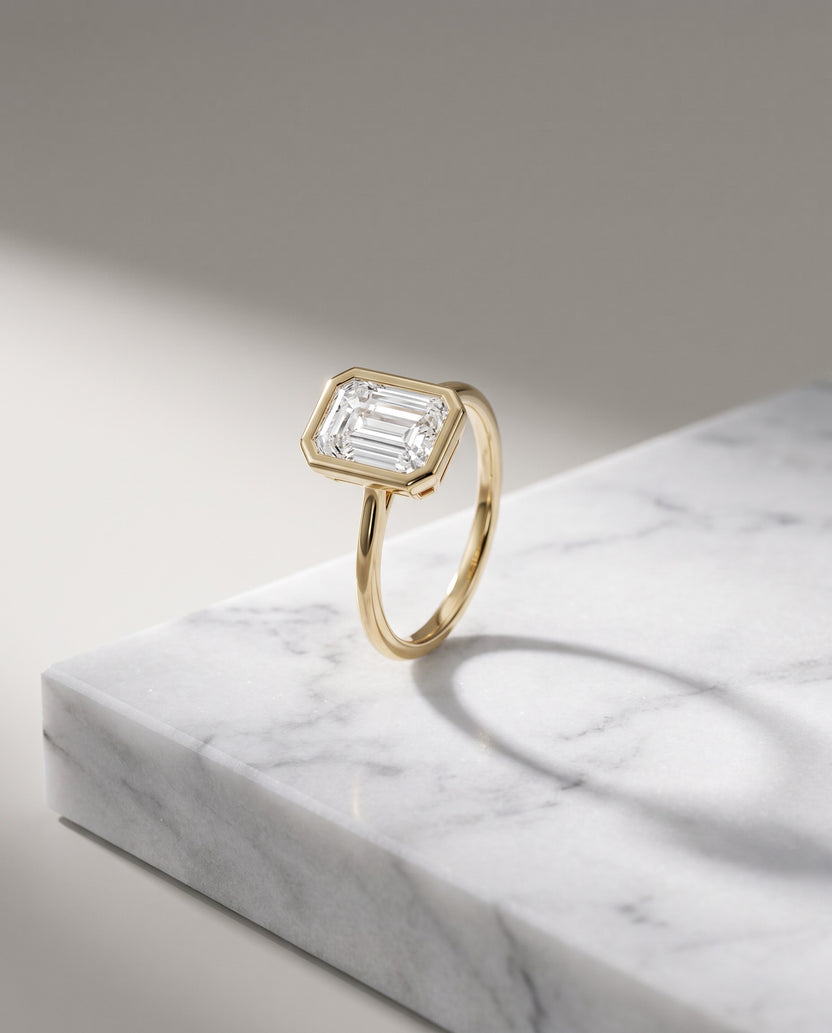 Solitaire Cathedral- 1.8 CT Cushion Lab Grown Diamond Wedding Band