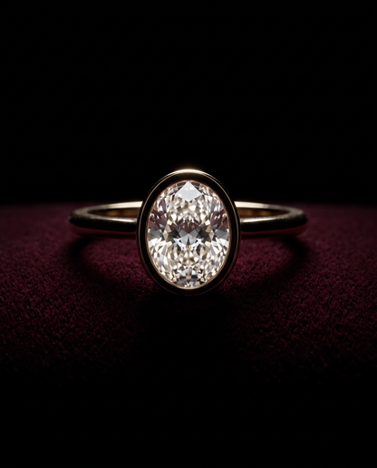 Solitaire Cathedral- 1.8 CT Cushion Lab Grown Diamond Wedding Band