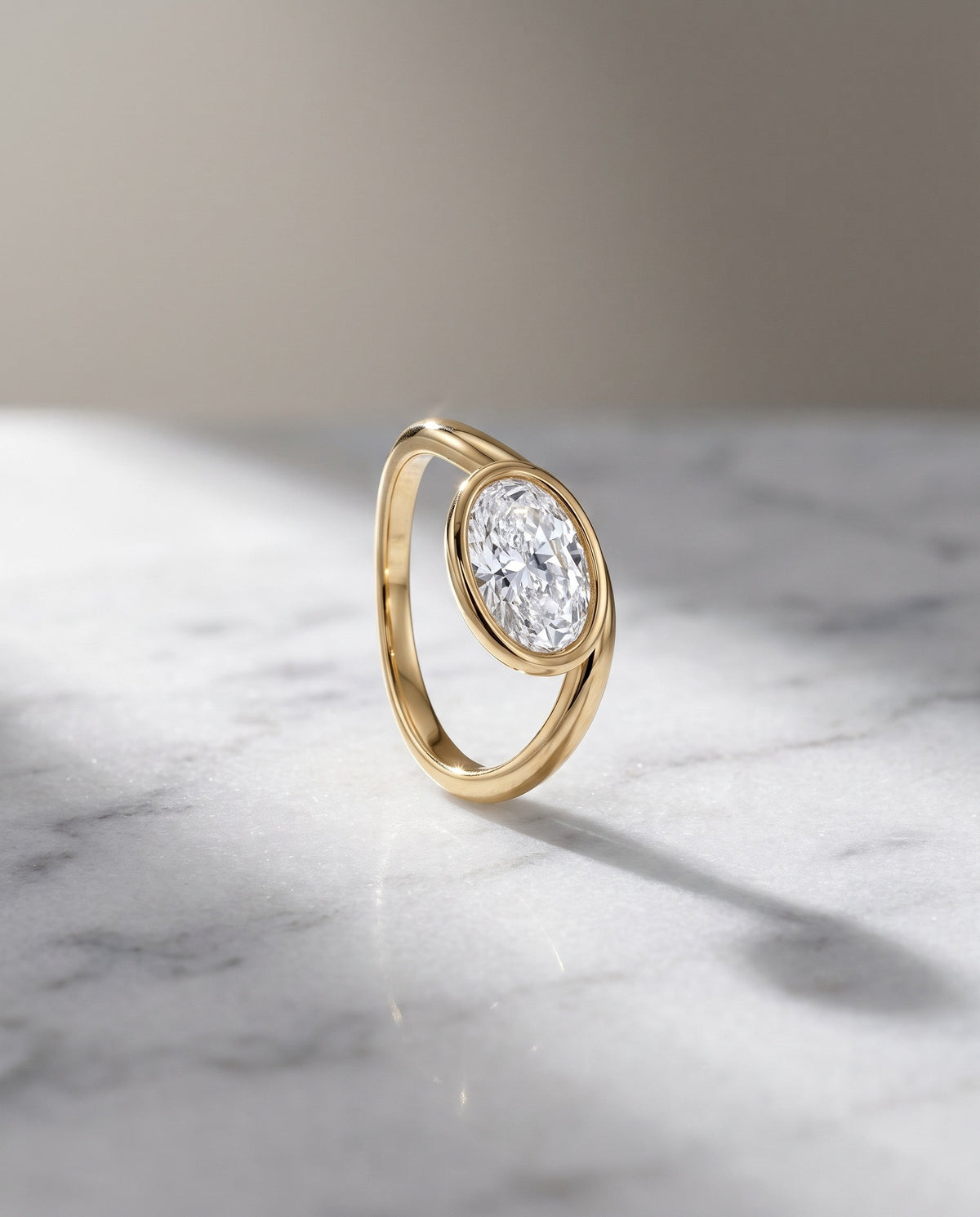 Solitaire Cathedral- 1.8 CT Cushion Lab Grown Diamond Wedding Band