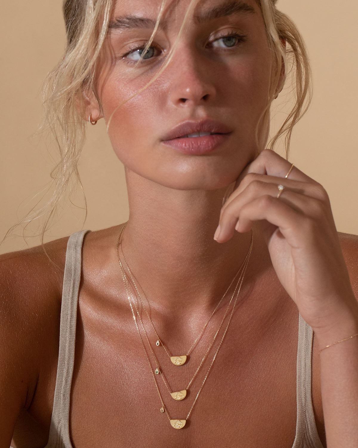 Golden Radiance Citrine & Diamond Necklace 5