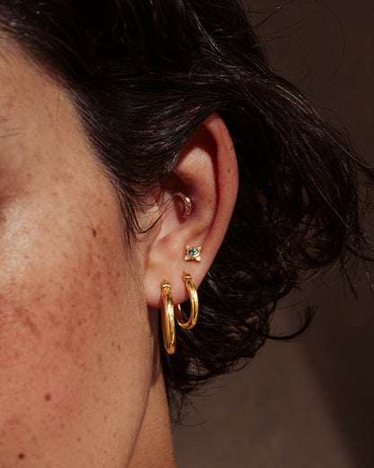 Long Open Hoops Earrings 4