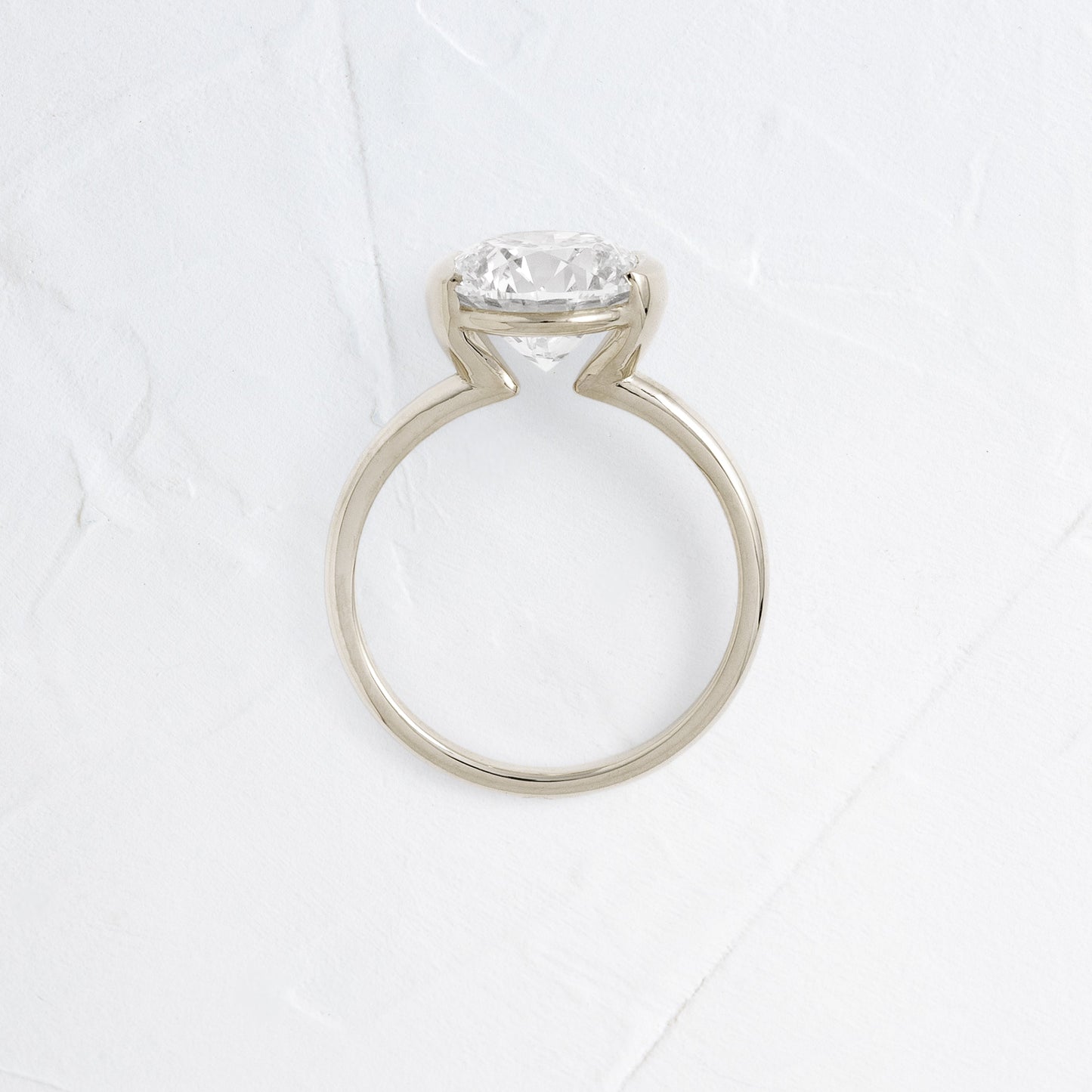 Solitaire-Oval Lab Grown Diamond Engagement Ring