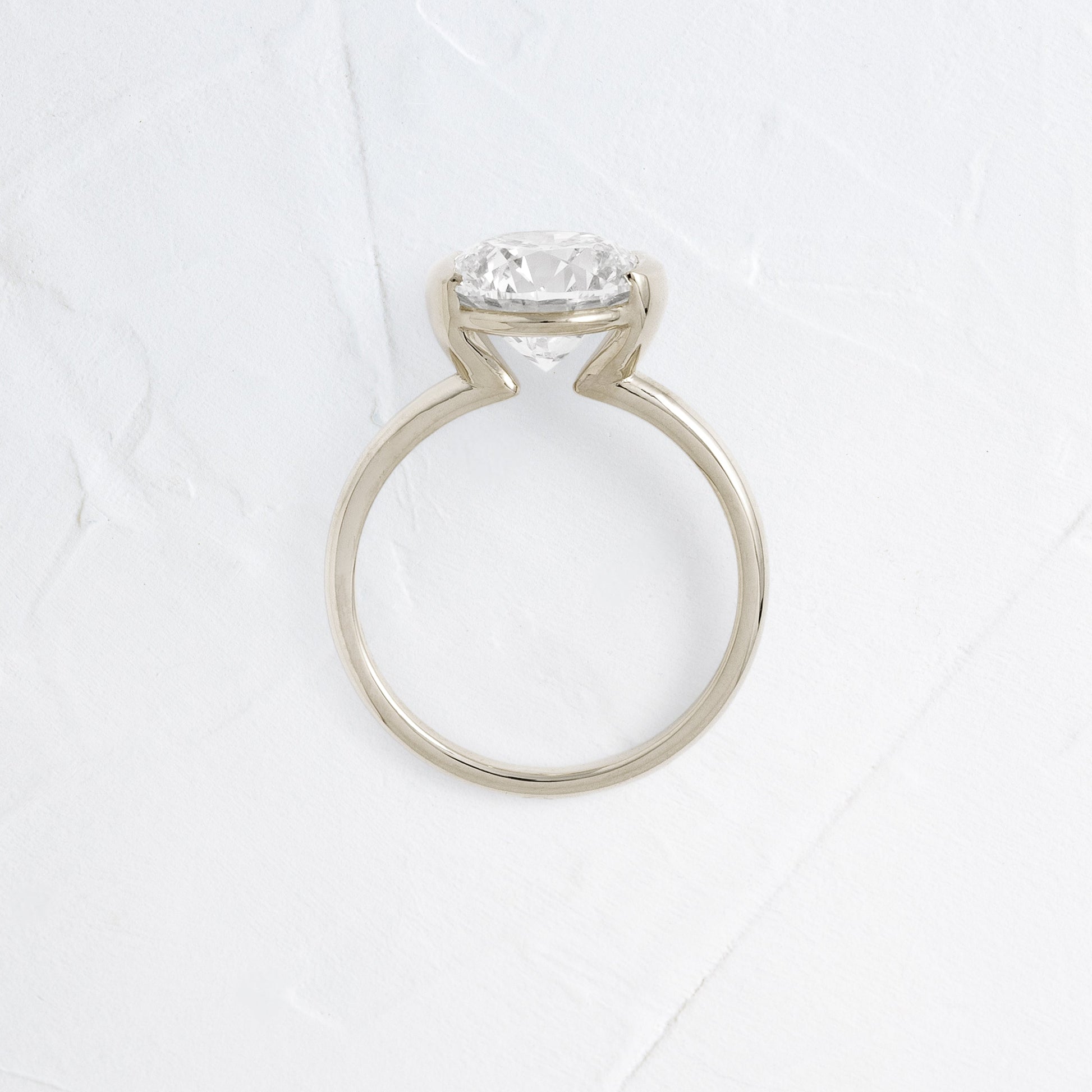 Solitaire-Oval Lab Grown Diamond Engagement Ring