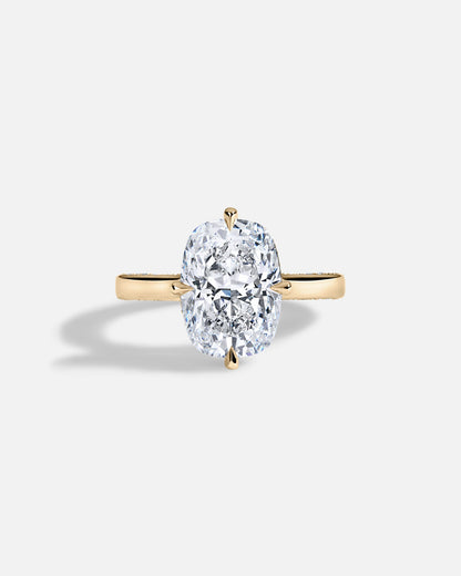 Solitaire Cathedral- 1.8 CT Cushion Lab Grown Diamond Wedding Band