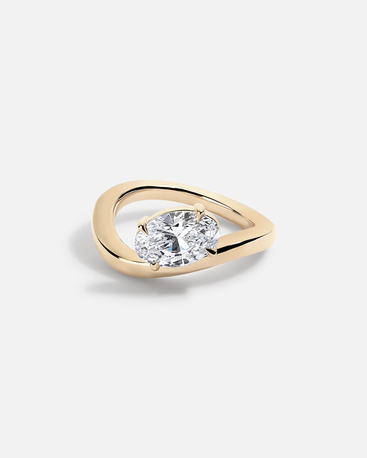 Solitaire Cathedral- 1.8 CT Cushion Lab Grown Diamond Wedding Band