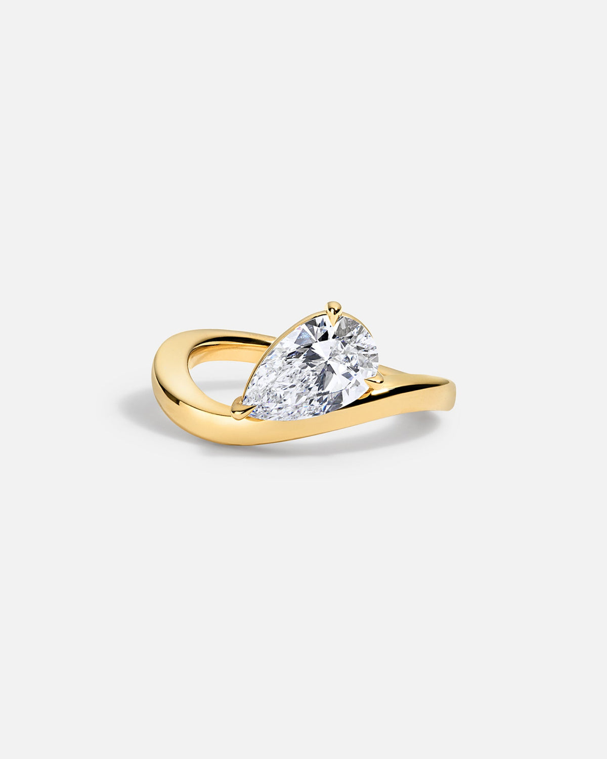 Solitaire Cathedral- 1.8 CT Cushion Lab Grown Diamond Wedding Band