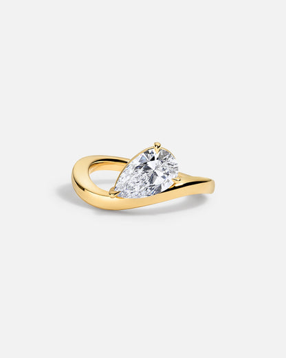 Solitaire Cathedral- 1.8 CT Cushion Lab Grown Diamond Wedding Band