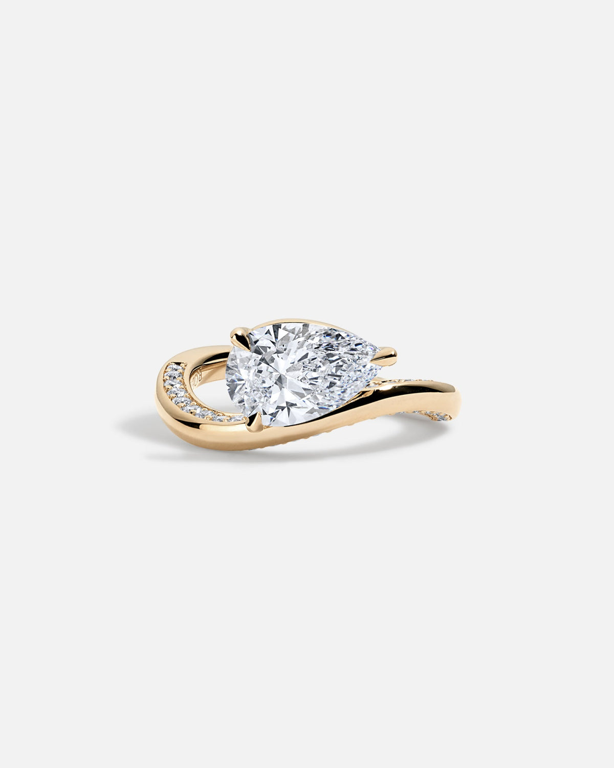 Solitaire Cathedral- 1.8 CT Cushion Lab Grown Diamond Wedding Band