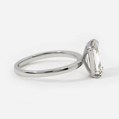Solitaire-Oval Lab Grown Diamond Engagement Ring
