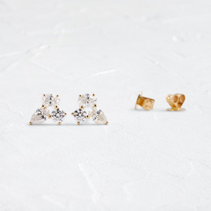 Solitaire- 1.0CT Oval Lab Grown Diamond Earrings