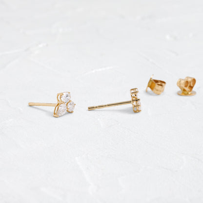 Solitaire- 1.0CT Oval Lab Grown Diamond Earrings