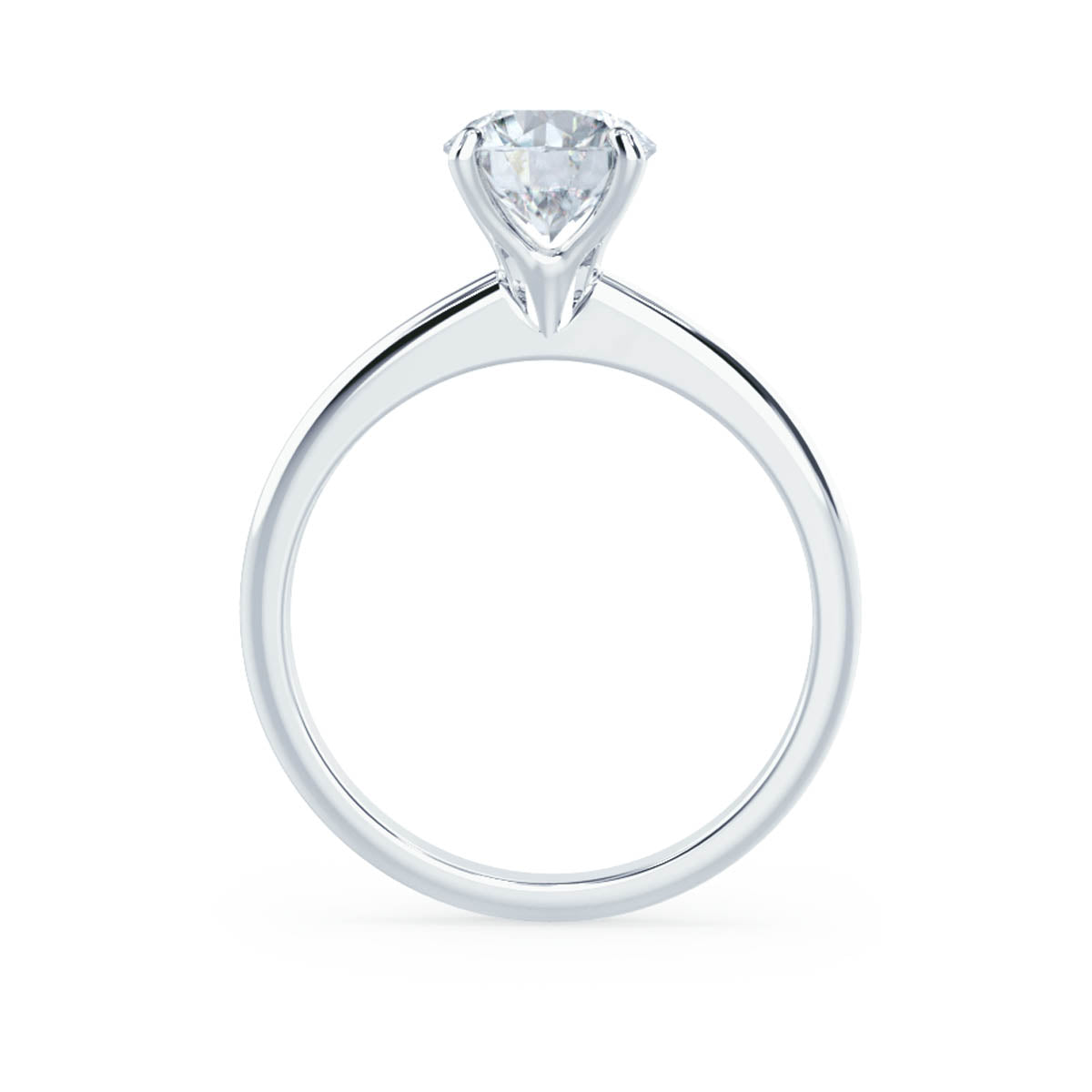 Radiant 1.20 CT Round Lab Grown Diamond Solitaire Ring