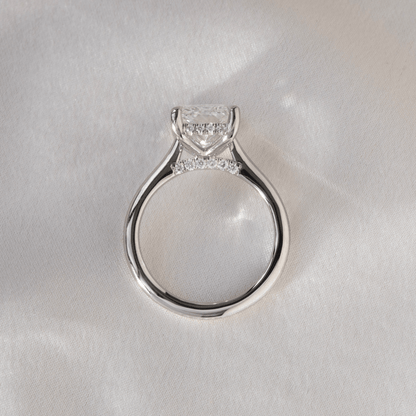 Solitaire-Oval Lab Grown Diamond Engagement Ring