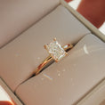 Load image into Gallery viewer, 1.0 CT Radiant Lab-Grown Diamond Solitaire Engagement Ring
