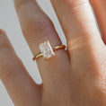 Load image into Gallery viewer, 1.50 CT Radiant Lab-Created Diamond Solitaire Engagement Ring
