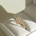 Load image into Gallery viewer, 2.60 CT Radiant Cut Lab-Grown Diamond Solitaire Ring in Gold Setting
