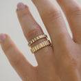 Load image into Gallery viewer, Timeless Ribbed Gold Wedding Band for Her 6
