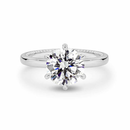 Solitaire-Oval Lab Grown Diamond Engagement Ring
