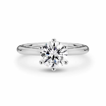 Solitaire-Oval Lab Grown Diamond Engagement Ring
