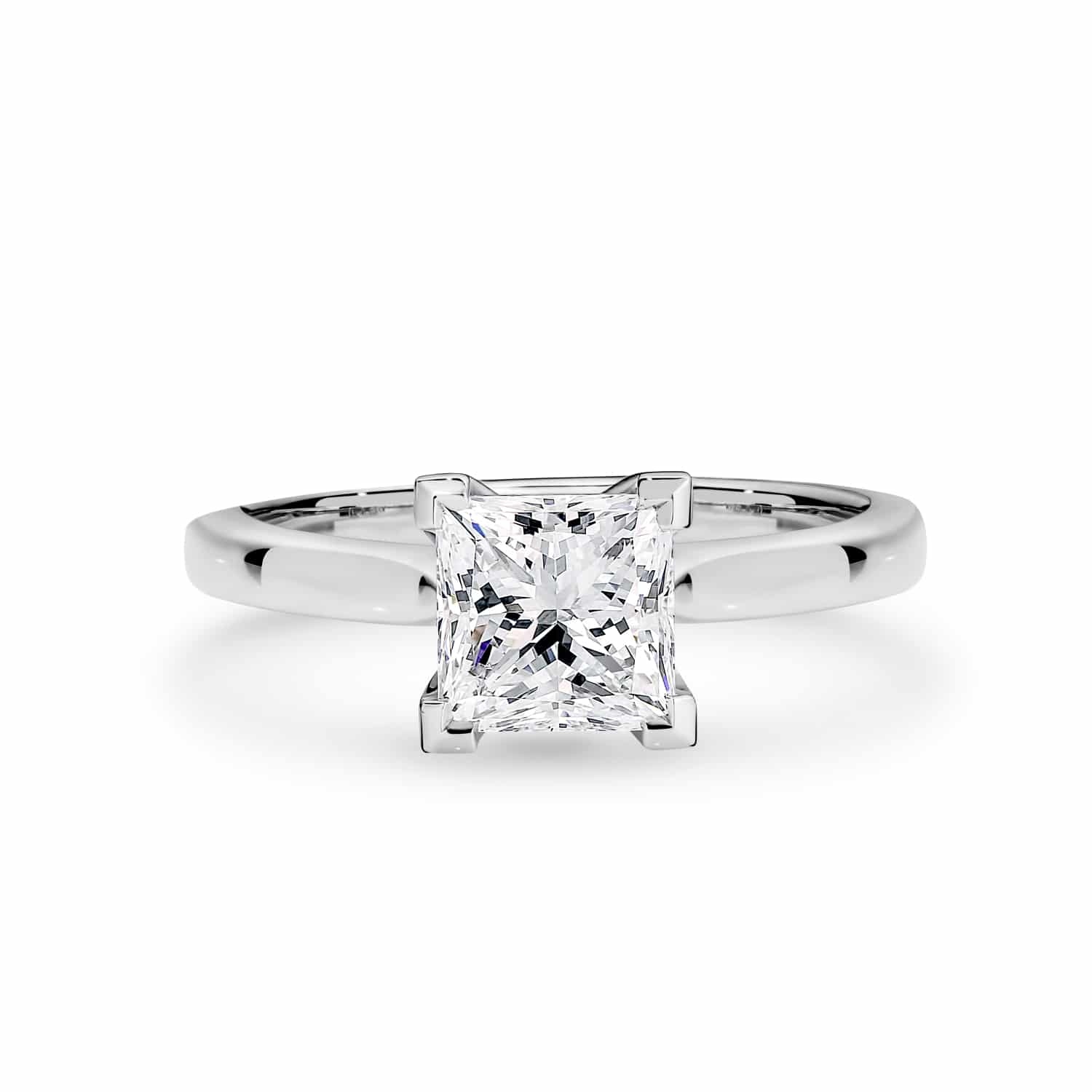 Solitaire-Oval Lab Grown Diamond Engagement Ring