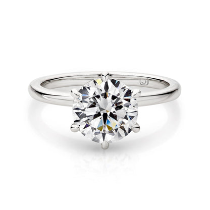 Solitaire-Oval Lab Grown Diamond Engagement Ring