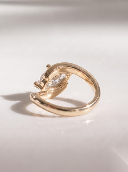 Solitaire Rapture-Marquise Lab Grown Diamond Engagement Ring