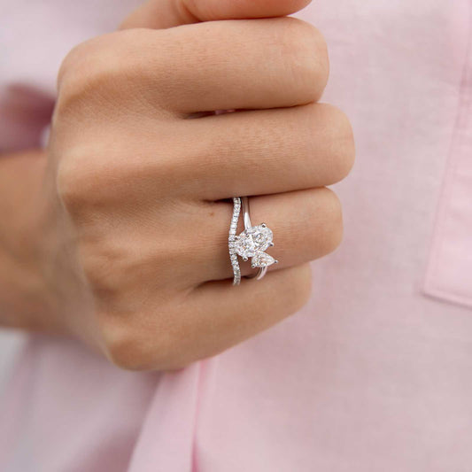 Hidden Halo-1.5 CT Round Lab Grown Diamond Engagement Ring