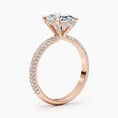 Load image into Gallery viewer, 2.81ct Oval E- VS Pave Diamond Engagement Ring
