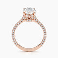 Load image into Gallery viewer, 2.51ct Pear F- VS Hidden Halo & Pave Diamond Engagement Ring
