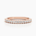 Load image into Gallery viewer, 0.34 CT Round Shape Half Eternity Wedding Band
