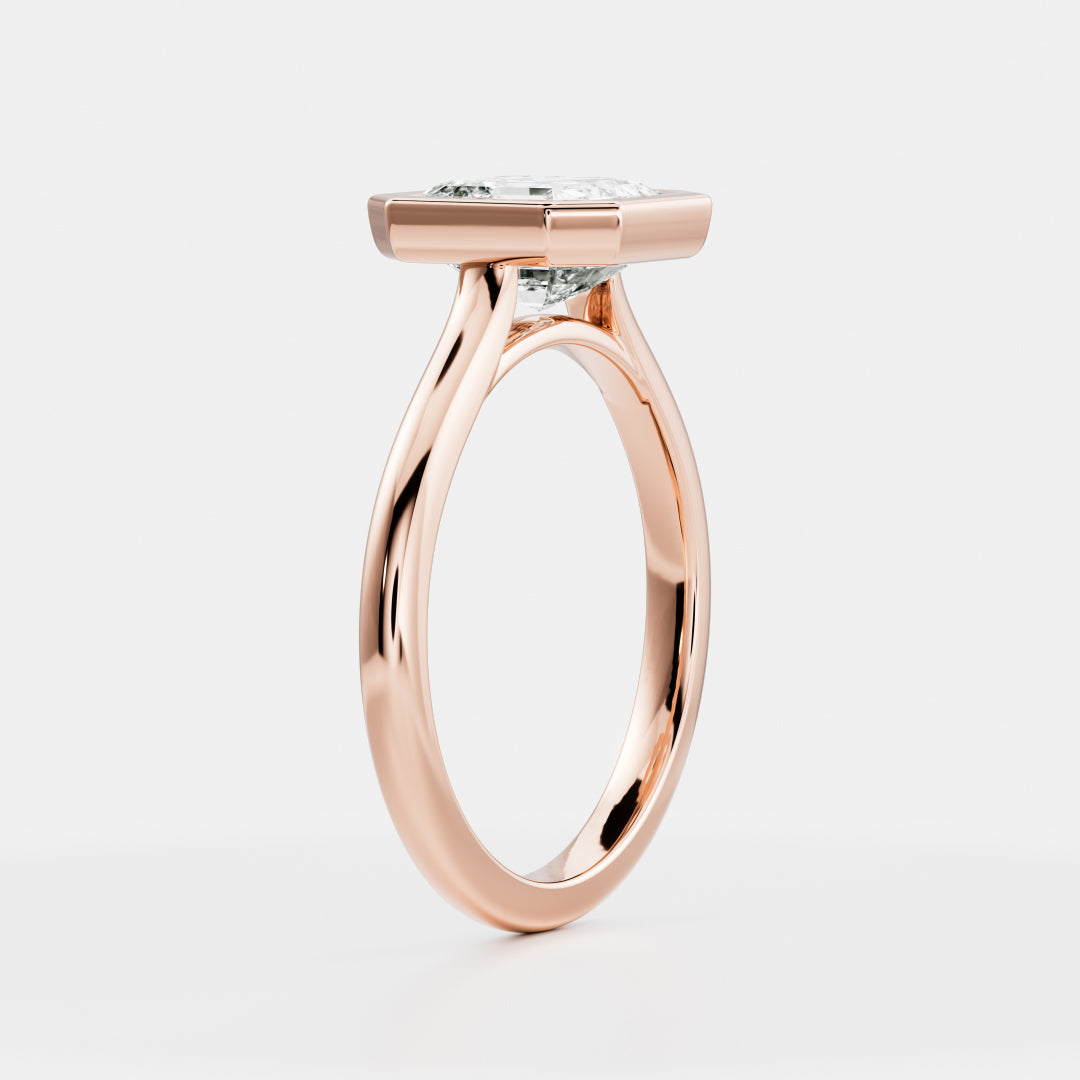 Solitaire-Oval Lab Grown Diamond Engagement Ring