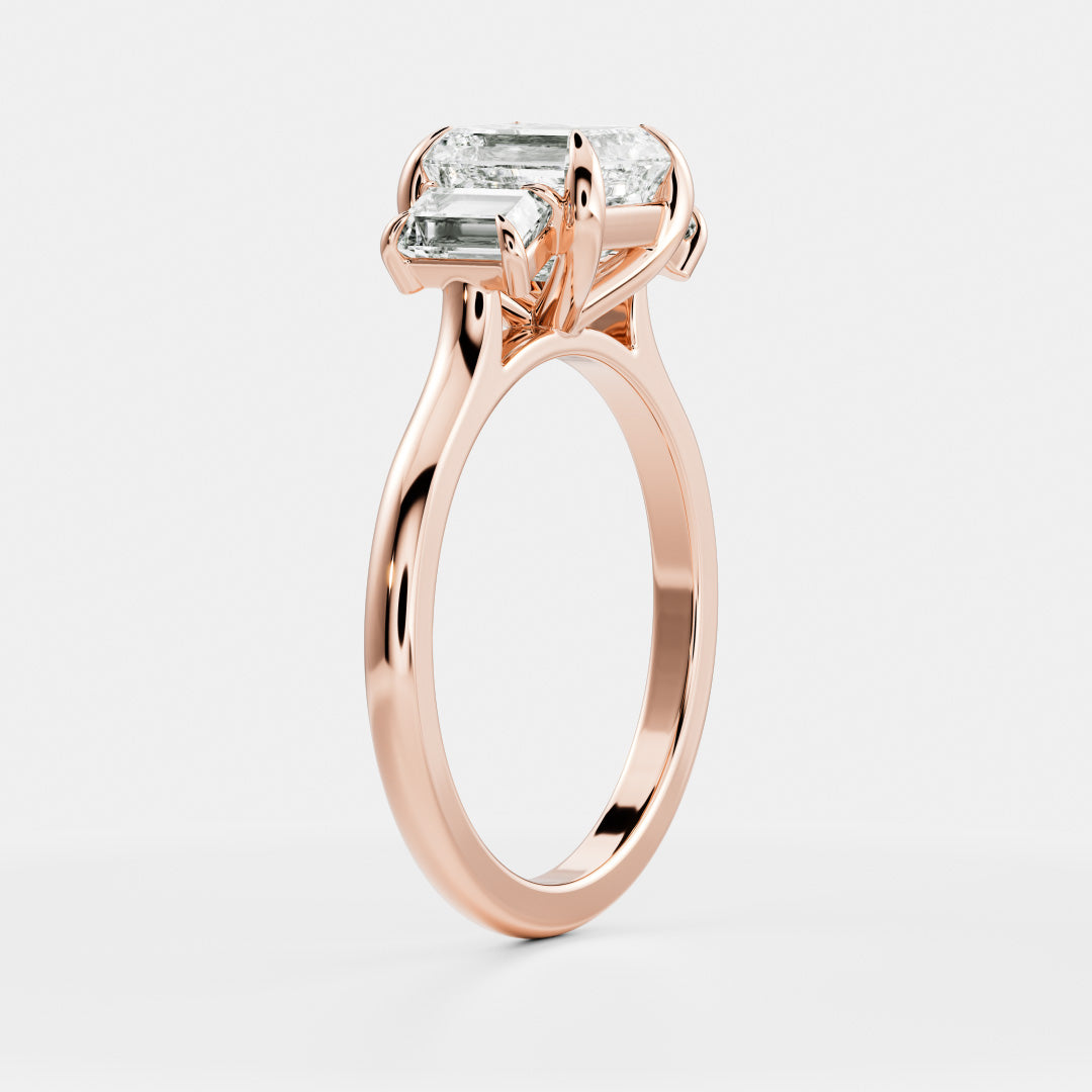 Solitaire-Oval Lab Grown Diamond Engagement Ring