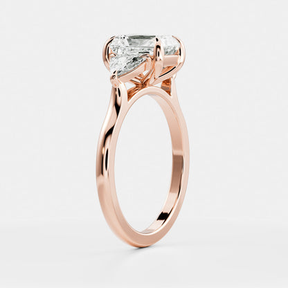 Solitaire- 1.0 CT Oval Moissanite Engagement Ring